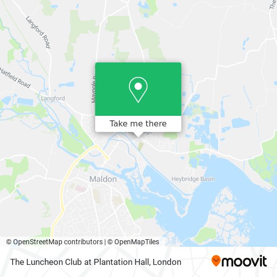 The Luncheon Club at Plantation Hall map