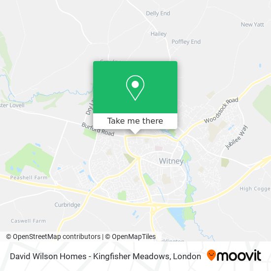 David Wilson Homes - Kingfisher Meadows map