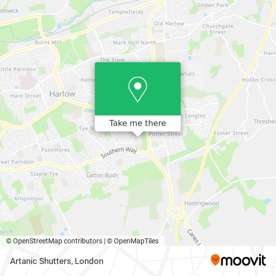 Artanic Shutters map