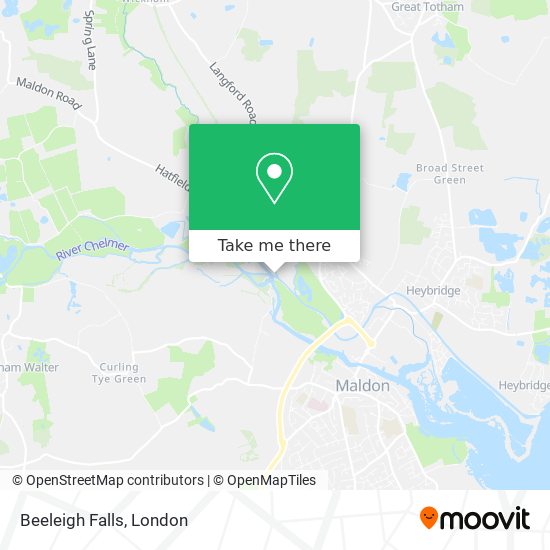 Beeleigh Falls map