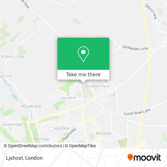 Ljshost map