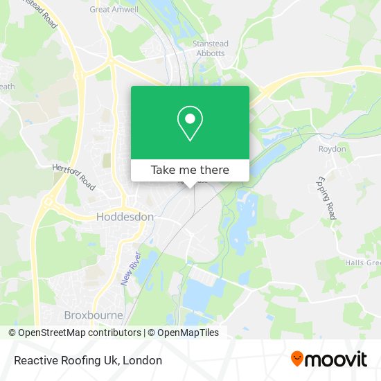 Reactive Roofing Uk map