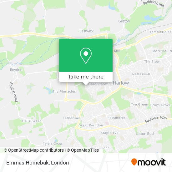 Emmas Homebak map