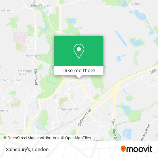 Sainsbury's map