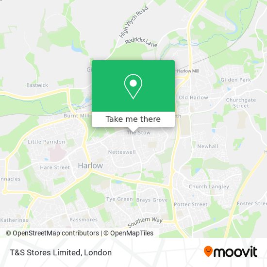 T&S Stores Limited map