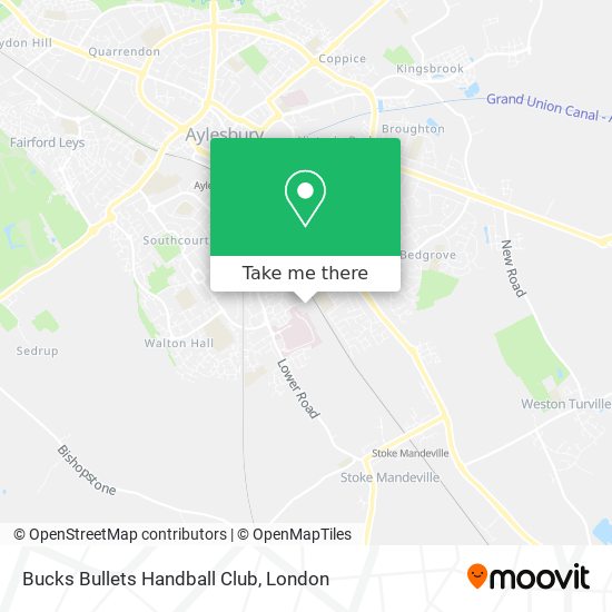 Bucks Bullets Handball Club map