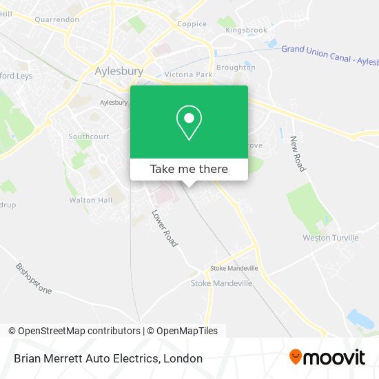 Brian Merrett Auto Electrics map