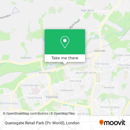 Quensgate Retail Park (Pc World) map