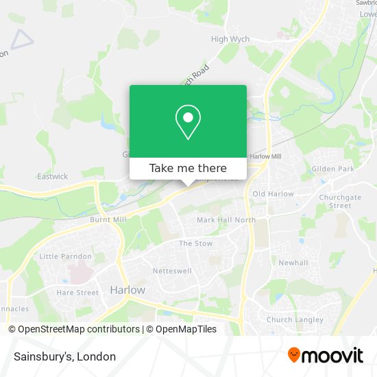Sainsbury's map