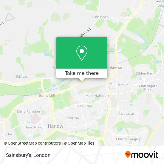 Sainsbury's map