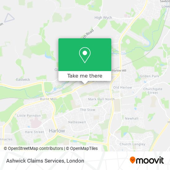 Ashwick Claims Services map