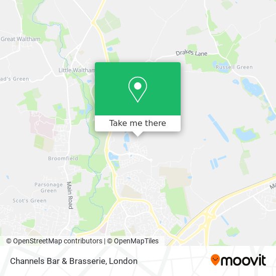 Channels Bar & Brasserie map