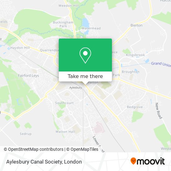 Aylesbury Canal Society map
