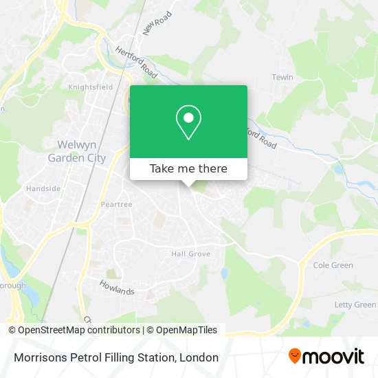 Morrisons Petrol Filling Station map