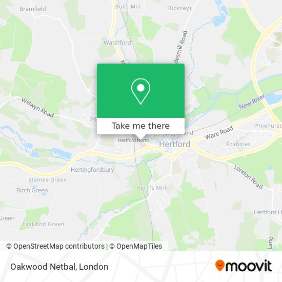 Oakwood Netbal map