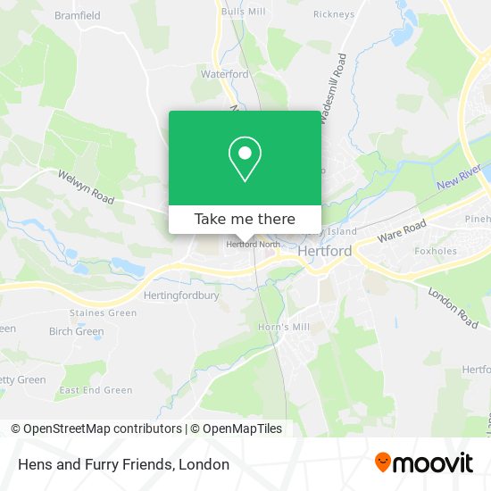 Hens and Furry Friends map