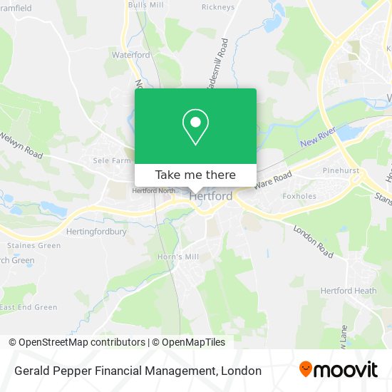 Gerald Pepper Financial Management map