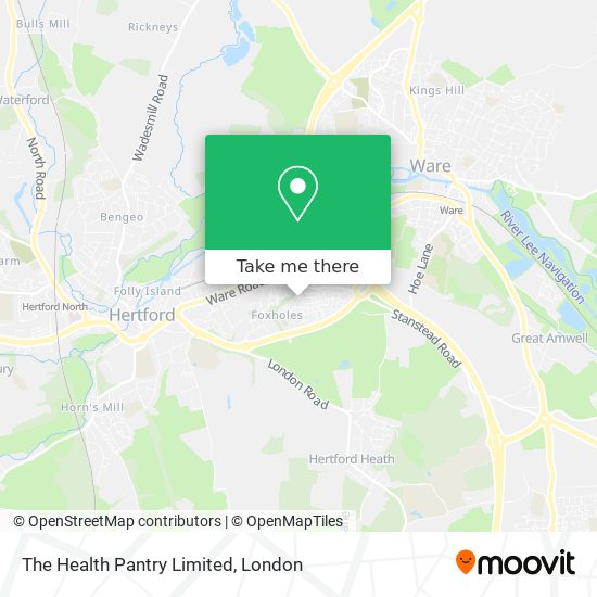 The Health Pantry Limited map