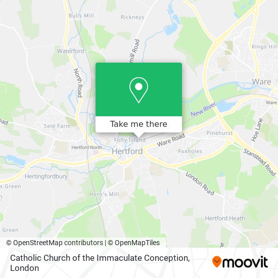 Catholic Church of the Immaculate Conception map