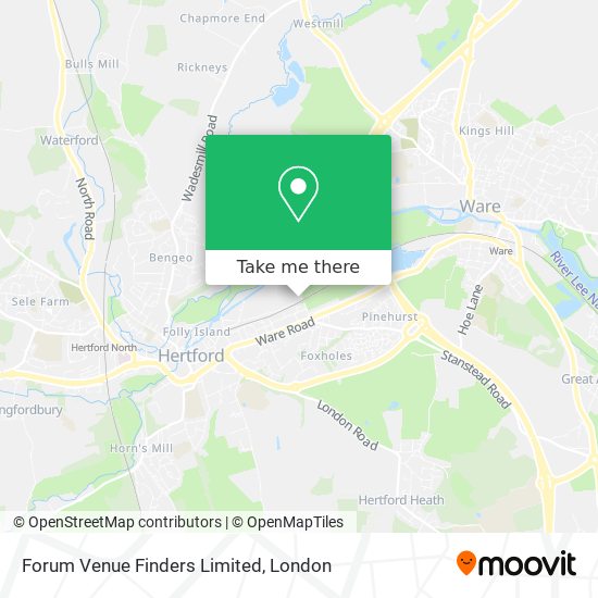Forum Venue Finders Limited map