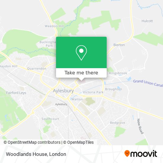 Woodlands House map