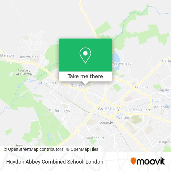 Haydon Abbey Combined School map