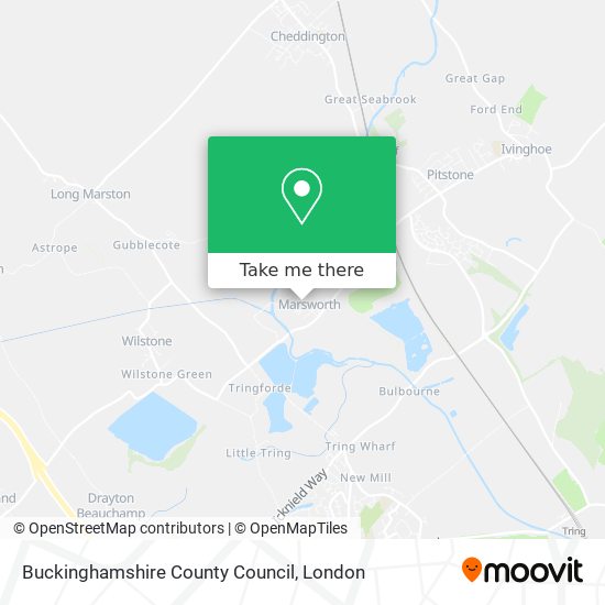 Buckinghamshire County Council map