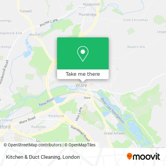 Kitchen & Duct Cleaning map