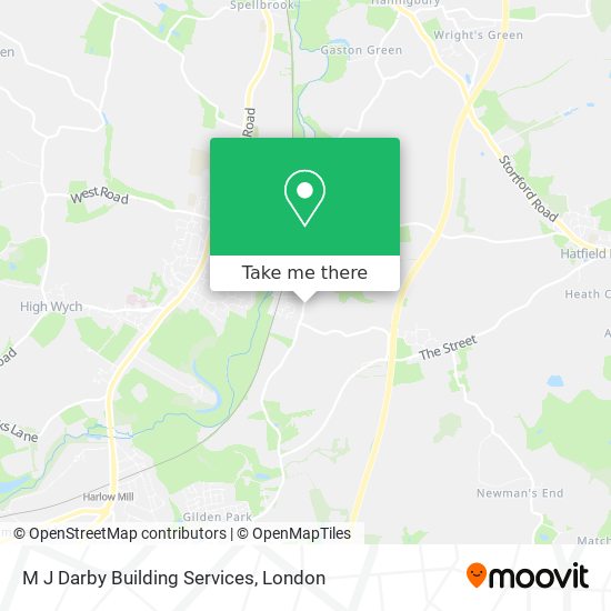 M J Darby Building Services map