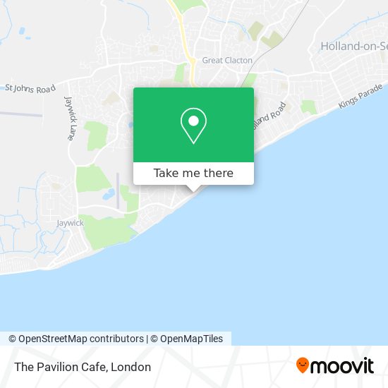 The Pavilion Cafe map