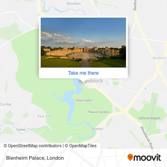 Blenheim Palace map