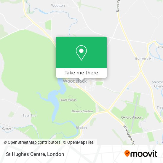 St Hughes Centre map