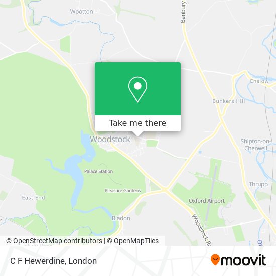 C F Hewerdine map