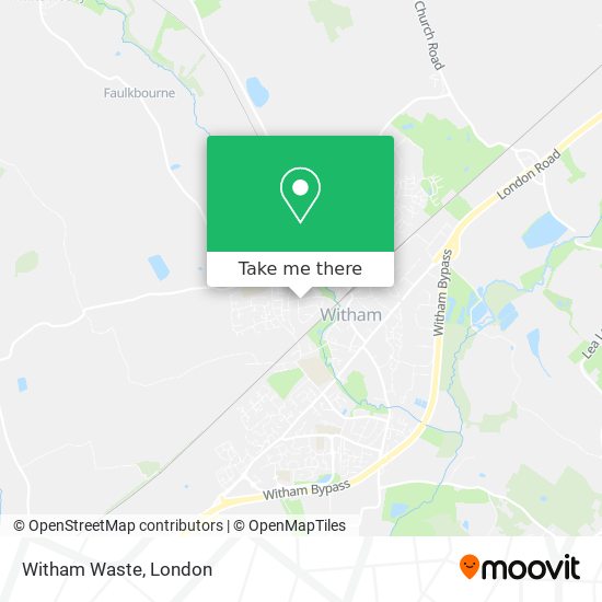 Witham Waste map