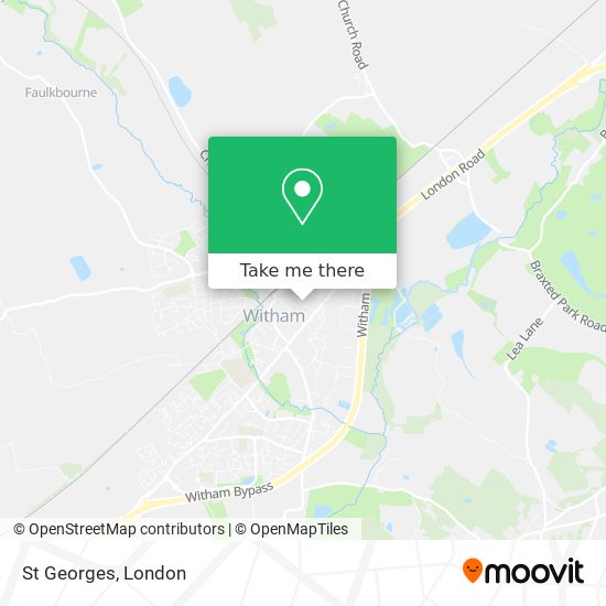 St Georges map