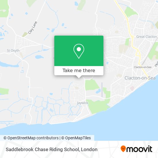 Saddlebrook Chase Riding School map