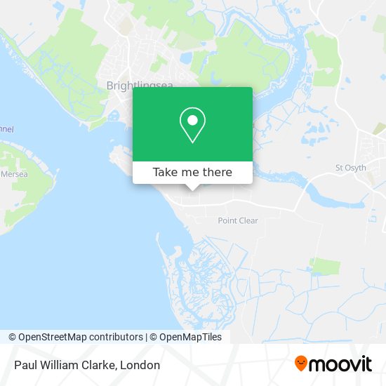 Paul William Clarke map