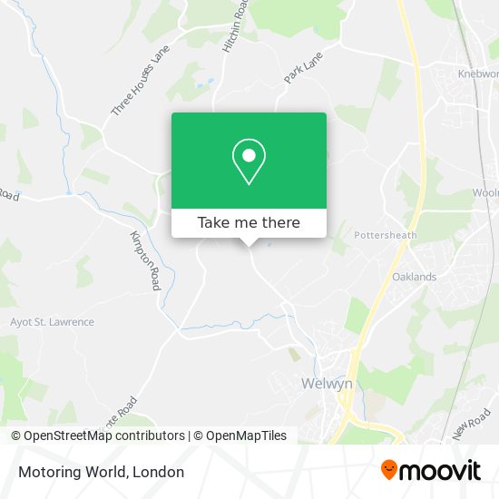 Motoring World map