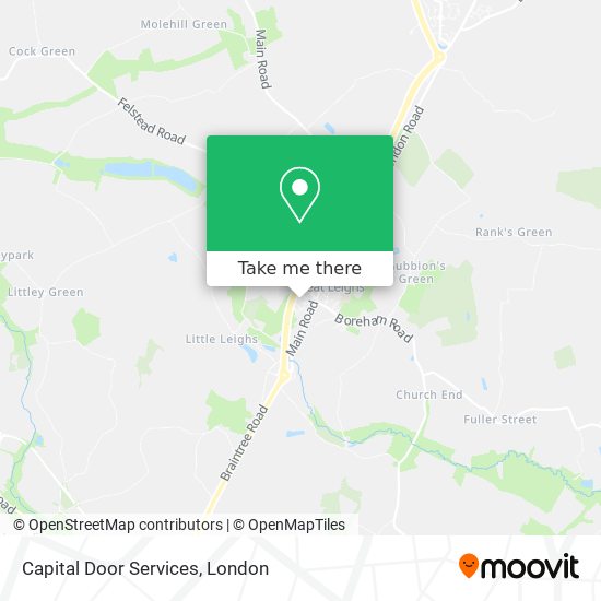 Capital Door Services map