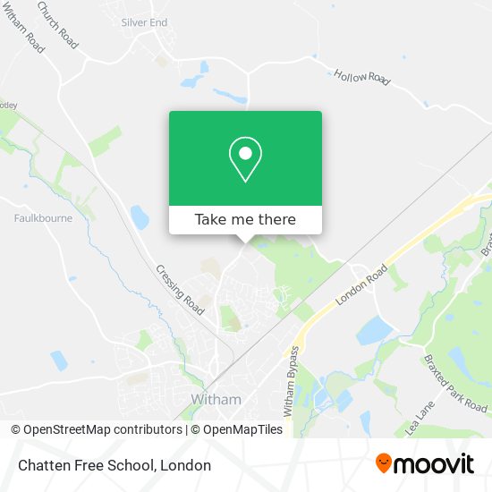 Chatten Free School map