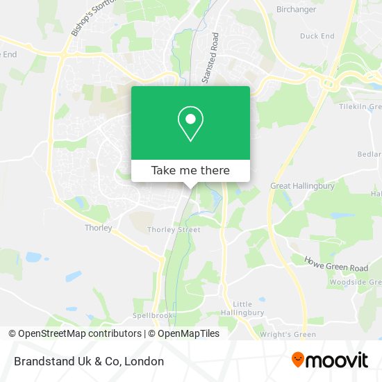 Brandstand Uk & Co map