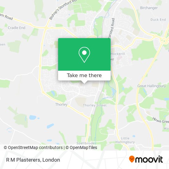 R M Plasterers map