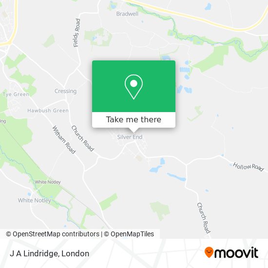 J A Lindridge map