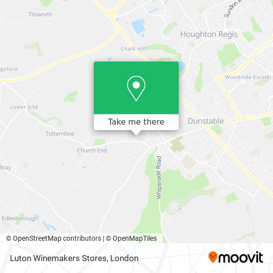 Luton Winemakers Stores map