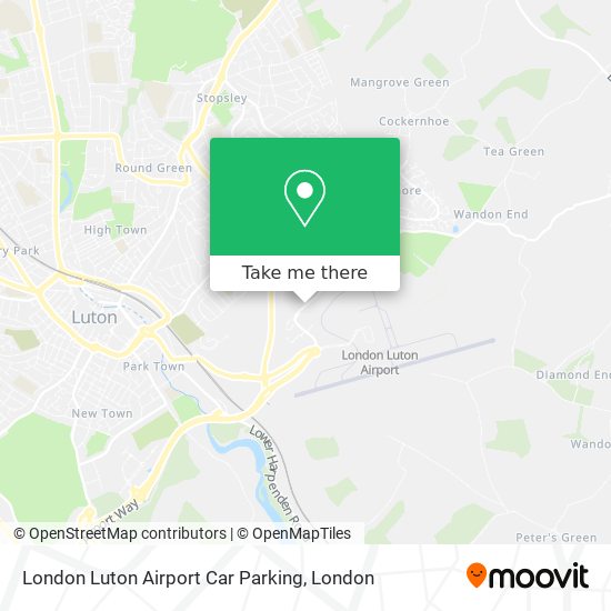 London Luton Airport Car Parking map