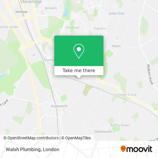 Walsh Plumbing map