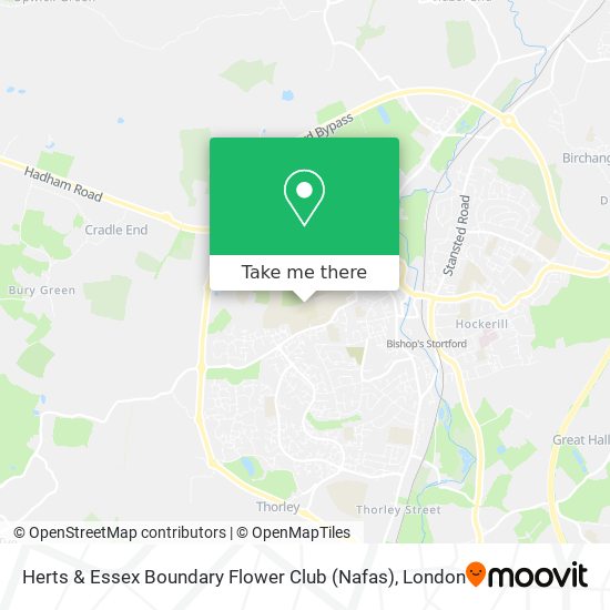 Herts & Essex Boundary Flower Club (Nafas) map