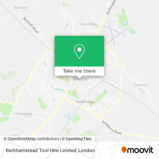 Berkhamstead Tool Hire Limited map