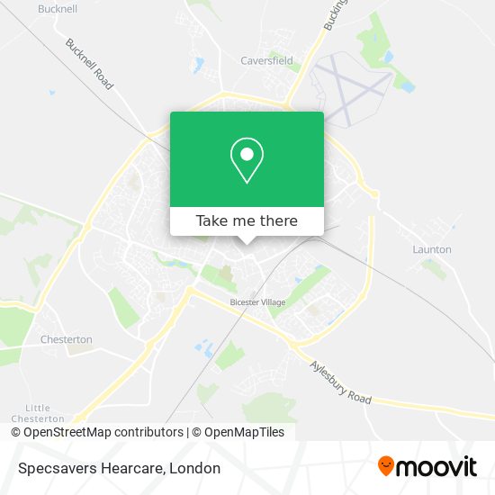 Specsavers Hearcare map