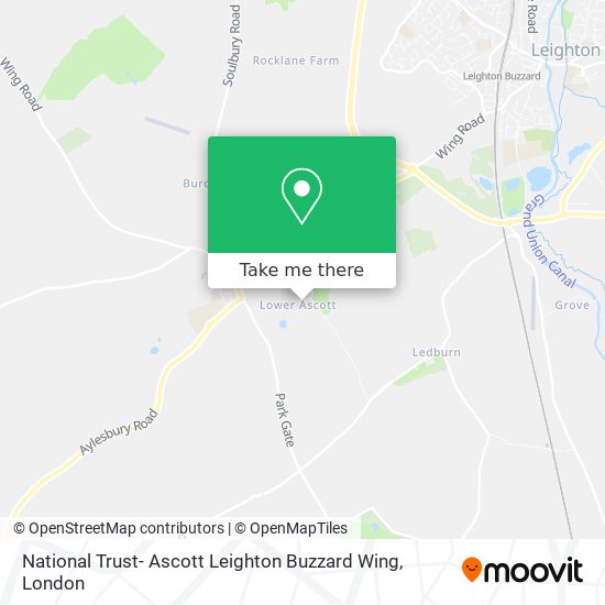 National Trust- Ascott Leighton Buzzard Wing map